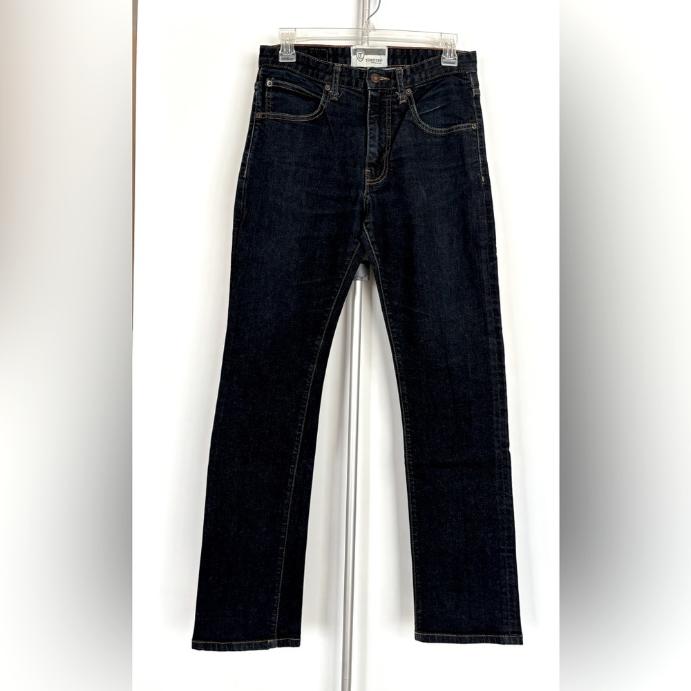 Timoteo Straight Leg Dark Wash Jeans Size 30
